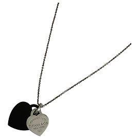 Autre Marque Tiffany & Co. Return to Heart Necklace Silvery