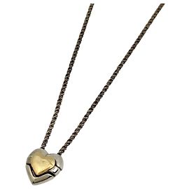 Autre Marque Collier Cœur Puzzle Tiffany & Co. Argenté Doré