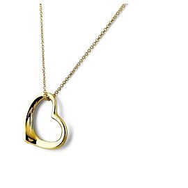 Autre Marque Colar com pingente Tiffany & Co. Open Heart em ouro amarelo Outro