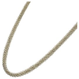 Autre Marque Collar Mesh de plata esterlina Tiffany & Co. Plata