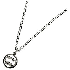 Collana Gucci in argento con logo GG Argento