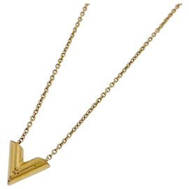 Collier Essential V Louis Vuitton Doré