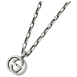 Colar Gucci Interlocking G Prata Prata