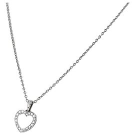 Autre Marque Colar com pingente Tiffany & Co. Metro Heart em platina Outro