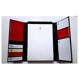 Chanel La Collection Black and White Notebook Set Black White
