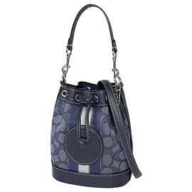 Bolsa Coach Signature Canvas Azul