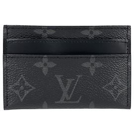 Louis Vuitton Monogram Eclipse Card Case Black