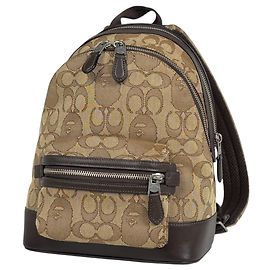 Mochila Coach Academy - Beige Brown Castaño