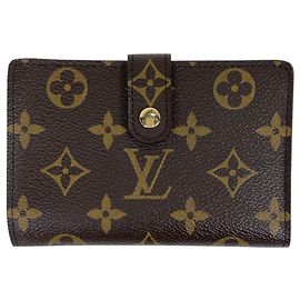 Louis Vuitton Monogram Bifold Geldbörse Braun