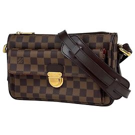 Bolso de hombro Louis Vuitton Ravello GM Castaño