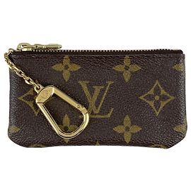 Louis Vuitton Pochette Clé Coin Case Brown