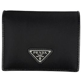 Portafoglio Prada nero bifold Nero