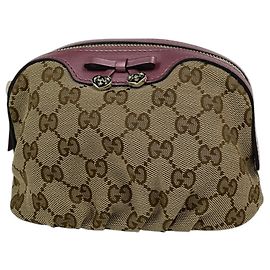 Pochette Gucci GG Canvas Rose Beige