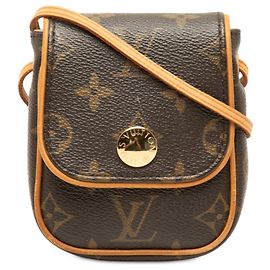 Louis Vuitton Brown Monogram Pochette Cancun Braun