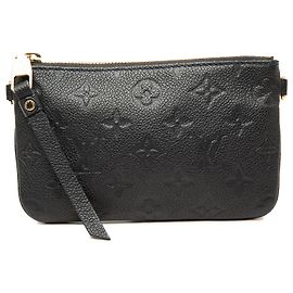 Louis Vuitton Black Monogram Empreinte Citadine Pochette Preto