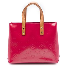 Louis Vuitton Pink Monogram Vernis Reade PM Rose Autre