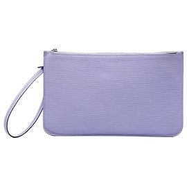 Pochette Louis Vuitton Neverfull en cuir Epi violet Violet Lavande