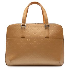 Louis Vuitton Brown Monogram Mat Malden Brown Light brown