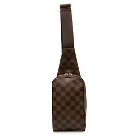 Louis Vuitton Brown Damier Ebene Geronimos Marrone