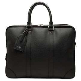 Louis Vuitton Black Taiga Porte Documents Voyage Black