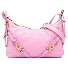 Sac crossbody Voyou mini en cuir rose Givenchy Rose