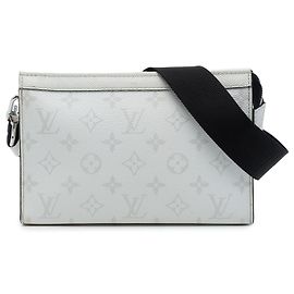 Louis Vuitton White Monogram Taigarama Gaston Wearable Wallet Blanc