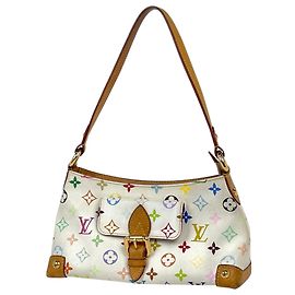Bolso de hombro Louis Vuitton Eliza en Monogram Multicolore Blanco