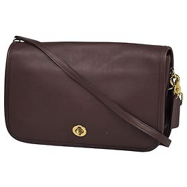 Borsa a mano Coach in pelle marrone Marrone