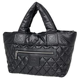 Sac cabas petit modèle Chanel Coco Cocoon Noir