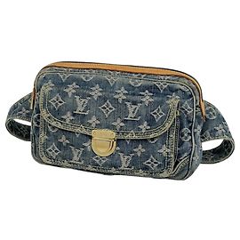 Louis Vuitton Monogram Denim Sling Bag Blue