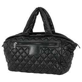 Bolso de mano Chanel Coco Cocoon Mini Boston Negro