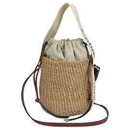 Bolso cesta Chloé Chloe Woody Small Beige