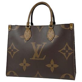Borsa Tote 2-Way Louis Vuitton OnTheGo MM Marrone