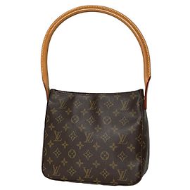 Borsa a tracolla Louis Vuitton Looping MM Marrone