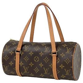 Louis Vuitton Papillon 26 Handbag Brown