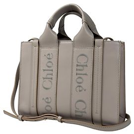Chloé Woody Small Tote Bag Beige