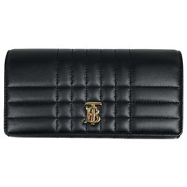 Burberry Laura Bi-fold Long Wallet Schwarz