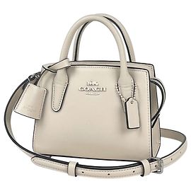 Bolsa Coach Andrea Mini Carryall Branco