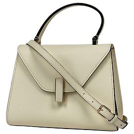 Valextra Iside 2-Way Lederhandtasche Roh