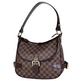 Bolso de hombro Louis Vuitton Highbury Castaño Damier ebene
