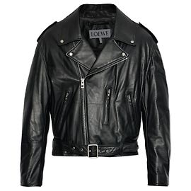 Loewe Giacca isolante in pelle Nero