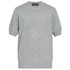 Dolce & Gabbana Short-sleeved sweater Grey