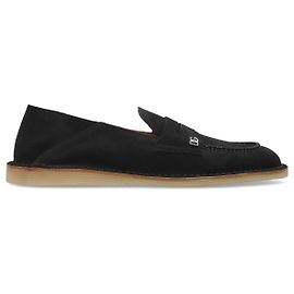 Dolce & Gabbana Suede shoes with logo Black