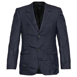 Balenciaga Wollblazer in Navy Blau Blau