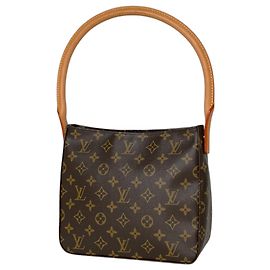 Borsa a tracolla Louis Vuitton Looping MM Marrone