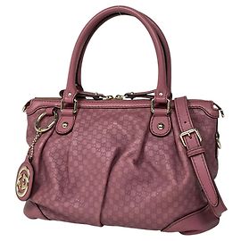 Borsa 2-Way Gucci Sukey Microgucci in Rosa Rosa