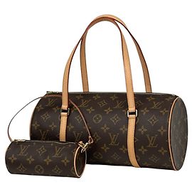 Sac à main Louis Vuitton Papillon 30 Marron
