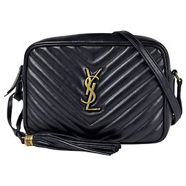 Autre Marque Bolso de hombro Saint Laurent de piel negra Negro