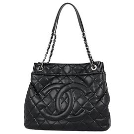 Bolso Tote Chanel Matelassé Negro Negro