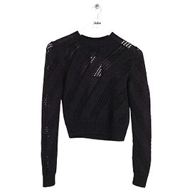 Autre Marque Saint Laurent Schwarzer Pullover aus Viskose Schwarz